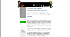 Desktop Screenshot of affinix.com